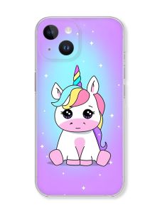 Чохол із захистом камери на iPhone 14 :: Єдиноріжка (принт 103