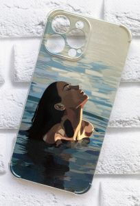 Чохол з потовщеними кутами на Apple iPhone 13 Pro Max Дівчина і море