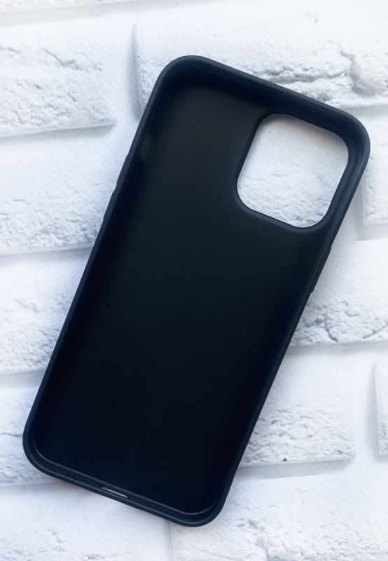 Матовий чорний чохол на Apple iPhone 13 Pro Max дизайн Зебра принт 92