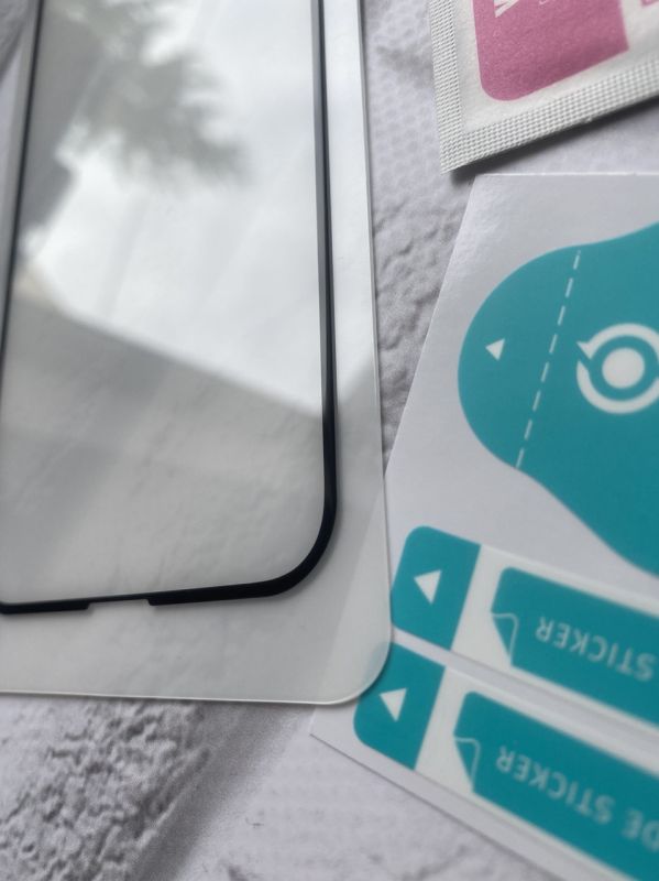 Захисне скло 3D для Apple iPhone 14 Чорна рамка