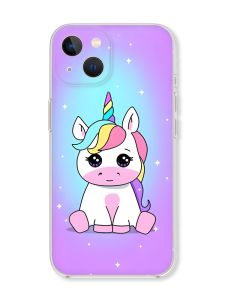 Чохол із захистом камери на iPhone 14 Plus Єдиноріг принт 103