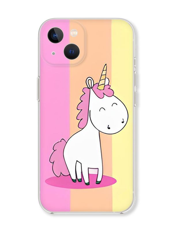 Чохол із захистом камери на iPhone 14 Plus дизайн Єдиноріг принт 104