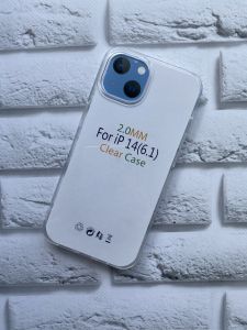 Силіконовий прозорий чохол для iPhone 14