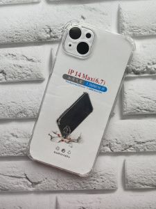 Прозорий силіконовий чохол із потовщеними кутами для iPhone 14 Plus