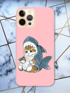 Матовий рожевий чохол на Apple iPhone 12 Pro Max Кошеня принт 120