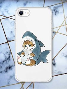 Прозорий чохол для iPhone 7, 8 Кошеня принт 120