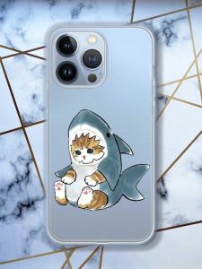 Прозорий чохол на Apple iPhone 13 Pro Кошеня принт 120