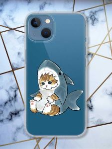 Прозорий чохол на Apple iPhone 13 Кошеня принт 120