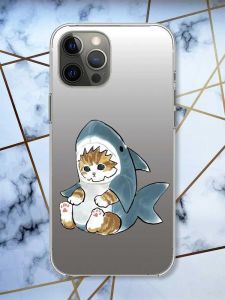 Прозорий чохол на iPhone 12 Pro Max Кошеня принт 120