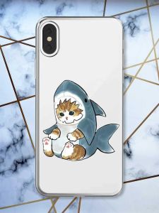 Прозорий чохол на iPhone X / XS Кошеня принт 120