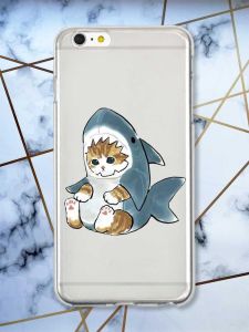 Прозорий чохол на iPhone 6+/6 Plus Кошеня принт 120