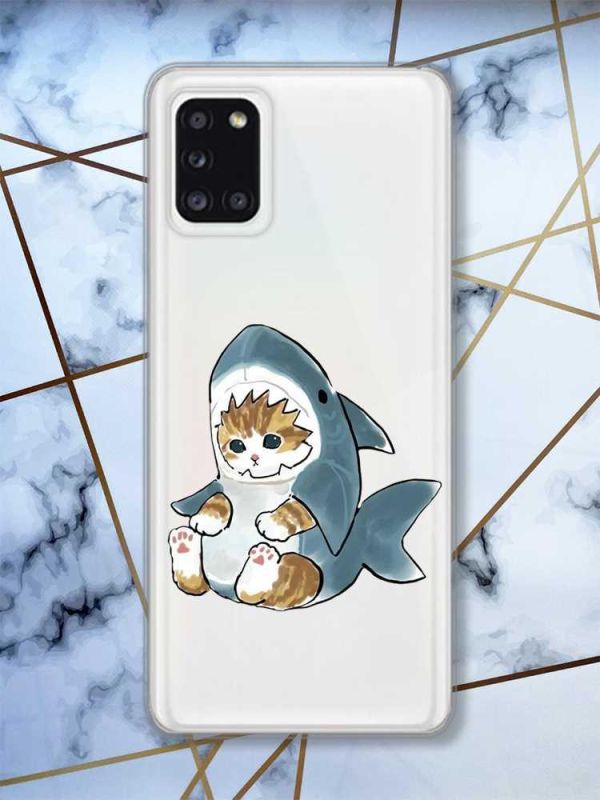 Прозорий чохол на Samsung A31 Кошеня принт 120