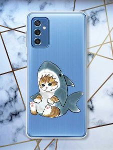 Прозорий чохол на Samsung Galaxy M52 Кошеня принт 120