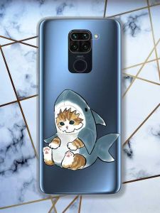 Прозорий чохол на Xiaomi Redmi Note 9 Pro / 9S / 9 Pro Max Кошеня принт 120