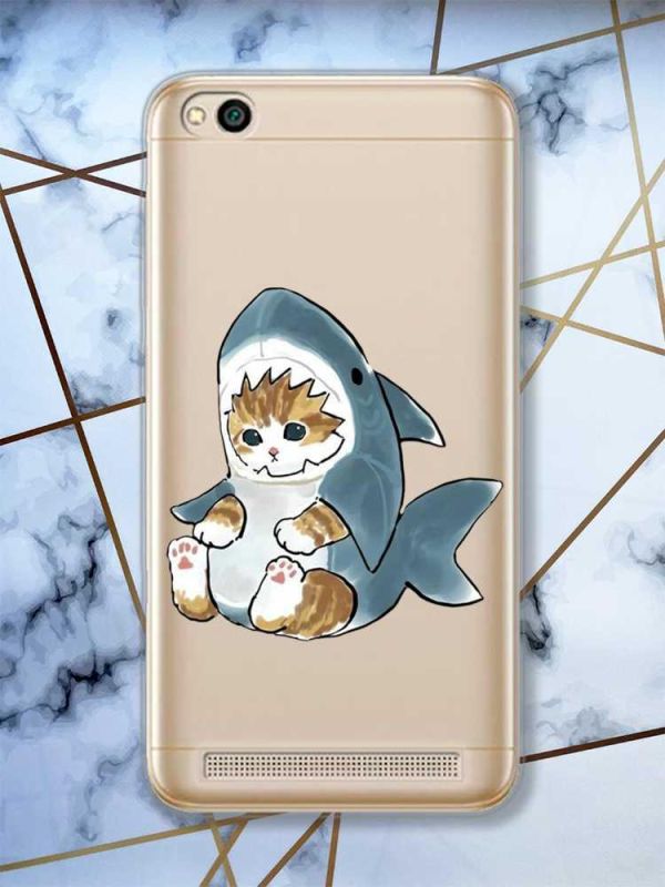 Прозорий чохол на Xiaomi Redmi 5A  Кошеня принт 120