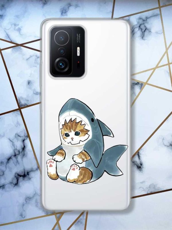 Прозорий чохол на Xiaomi 11T  Кошеня принт 120