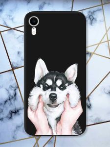 Матовий чорний чохол на Apple iPhone XR Мордочка принт 121