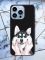 Матовий чорний чохол на Apple iPhone 13 Pro Max Мордочка принт 121