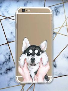 Прозорий чохол на iPhone 6/6s :: Мордочка (принт 121)