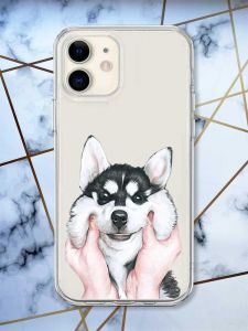 Прозорий чохол на iPhone 12 mini Мордочка принт 121