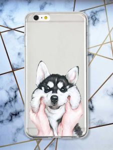 Прозорий чохол на iPhone 6+/6 Plus Мордочка принт 121