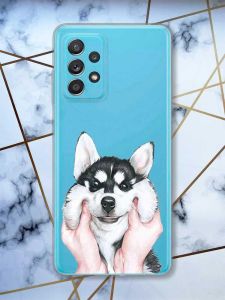 Прозорий чохол на Samsung Galaxy A52 Мордочка принт 121
