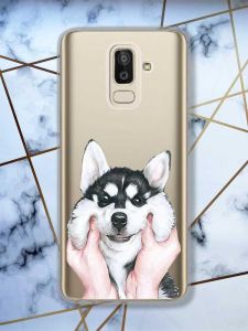 Прозорий чохол для Samsung Galaxy J8 (2018)  Мордочка принт 121