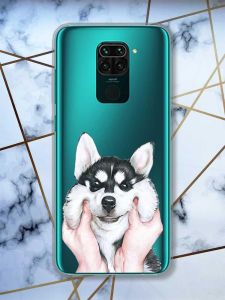 Прозорий чохол на Xiaomi Redmi Note 9 Мордочка принт 121