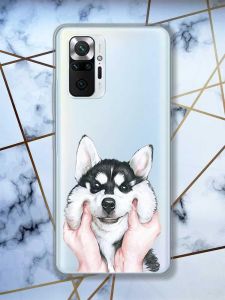 Прозорий чохол для Xiaomi Redmi Note 10 Pro/10 Pro Max Мордочка | принт 121