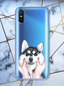 Прозорий чохол на Xiaomi Redmi 9A  Мордочка принт 121