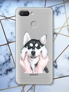 Прозорий чохол на Xiaomi Redmi 6  Мордочка принт 121