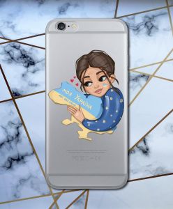 Прозорий чохол на iPhone 6/6s :: Моя Україна (принт 2)