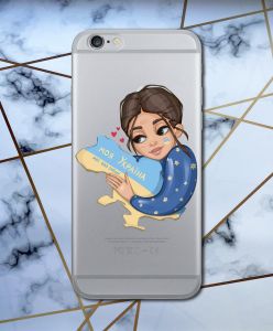 Прозорий чохол для iPhone 6+/6 Plus Моя Україна принт 2