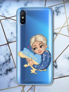 Прозорий чохол для Xiaomi Redmi 9A патріотичний дизайн Моя Україна принт 24
