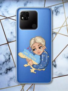 Прозорий чохол на Xiaomi Redmi 10A патріотичний дизайн Моя Україна принт 24