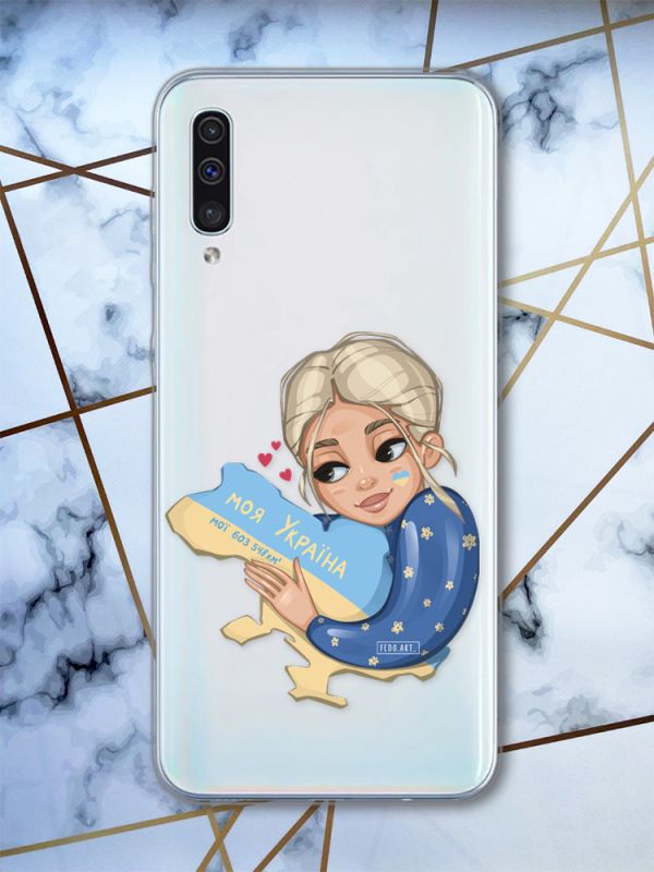 Патріотичний чохол на Samsung Galaxy А50 (2019) А505 Моя Україна принт 24