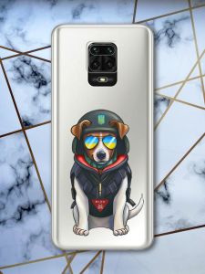 Прозорий чохол на Xiaomi Redmi Note 9 Pro / 9S / 9 Pro Max патріотичний дизайн Пес Патрон (принт 4)