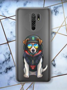 Прозорий чохол на Xiaomi Redmi 9 / 9 Prime патріотичний дизайн Пес Патрон принт 4