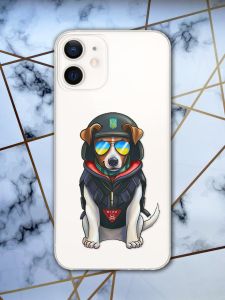 Прозорий чохол на iPhone 12 / 12 Pro патріотичний дизайн Пес Патрон принт 4
