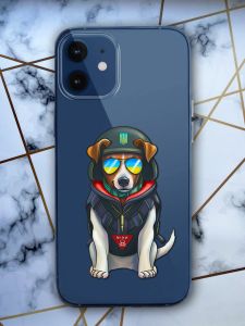 Прозорий чохол на iPhone 12 mini патріотичний дизайн Пес Патрон принт 4