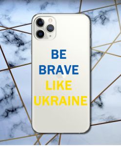 Прозорий чохол для Apple iPhone 11 Pro (5,8) патріотичний дизайн Сміливість принт 5