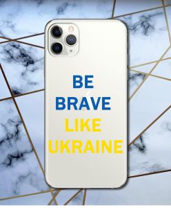 Прозорий чохол для Apple iPhone 11 Pro Max (6,5) патріотичний дизайн Сміливість принт 5