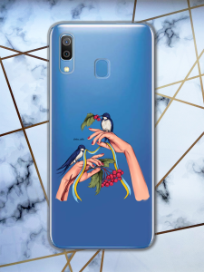 Прозорий чохол для Samsung Galaxy А30 (2019) / А20 (2019) патріотичний дизайн Ластівки принт 15