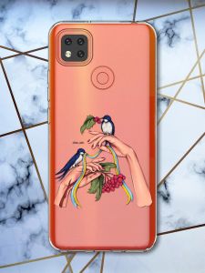 Прозорий чохол на Xiaomi Redmi 9C патріотичний дизайн Ластівки принт 15