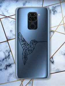 Прозорий чохол на Xiaomi Redmi Note 9 Pro / 9S / 9 Pro Max Колібрі принт 122