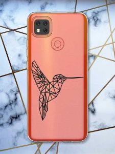 Прозорий чохол для Xiaomi Redmi 9C Колібрі принт 122