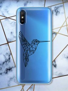 Прозорий чохол на Xiaomi Redmi 9A  Колібрі принт 122