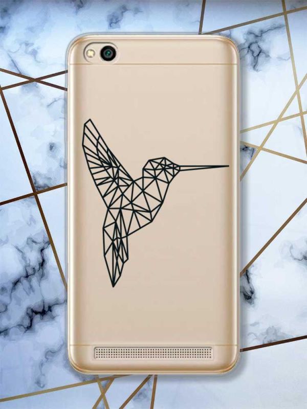 Прозорий чохол на Xiaomi Redmi 5A  Колібрі принт 122