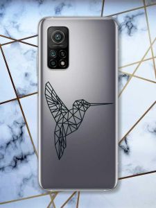 Прозорий чохол на Xiaomi Mi 10T / Mi 10T Pro Колібрі принт 122