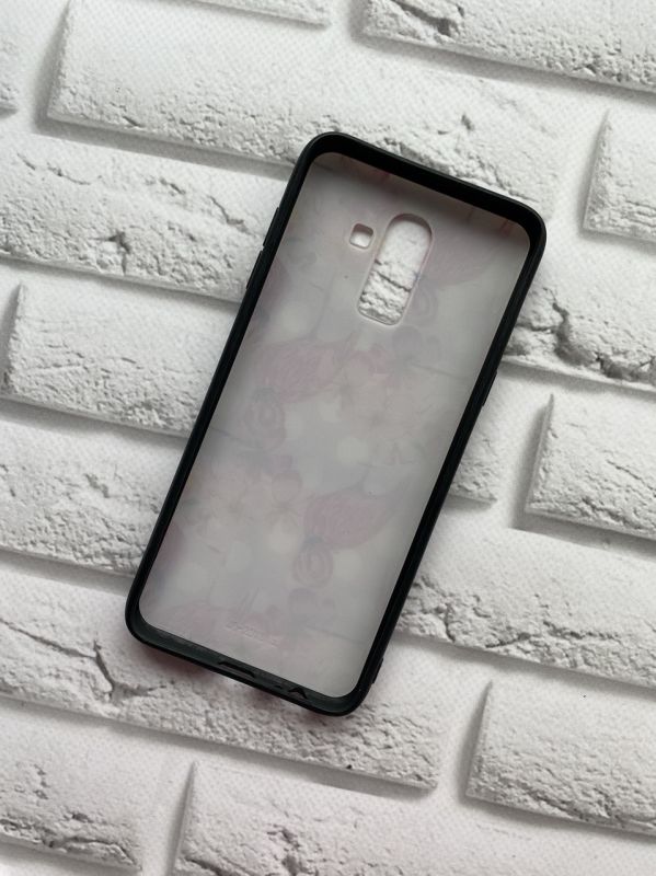 Чохол із блискітками для Samsung Galaxy J8 (2018) Фламінго рожеві